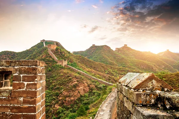 De grote muur van China. — Stockfoto
