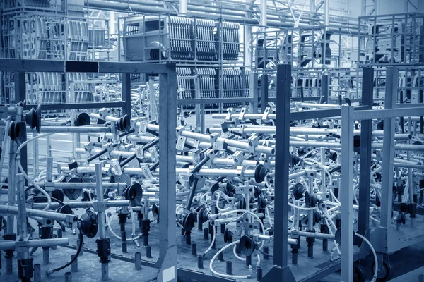 Autofabriek magazijn — Stockfoto