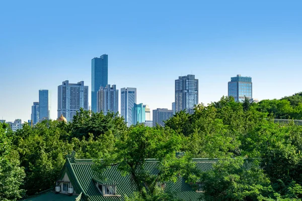 Arquitectura da cidade de Nanjing, China — Fotografia de Stock