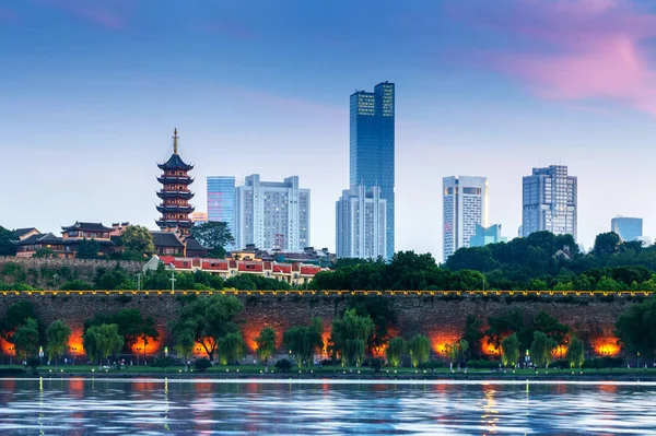 Nanjing Xuanwu Lake City Vista — Foto Stock