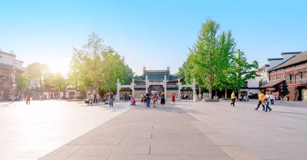 Templo de nanjing confucius — Fotografia de Stock