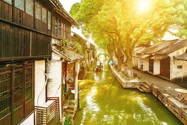 Das chinesische Element -- zhouzhuang Stockfoto