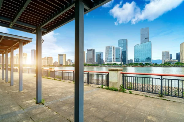 Fuzhou Cityscape, Chiny — Zdjęcie stockowe