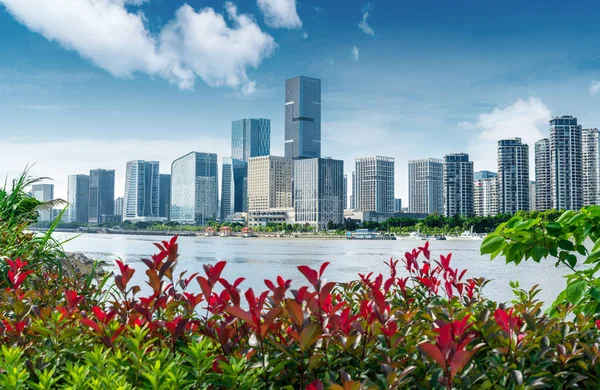 Fuzhou Cityscape, Čína — Stock fotografie