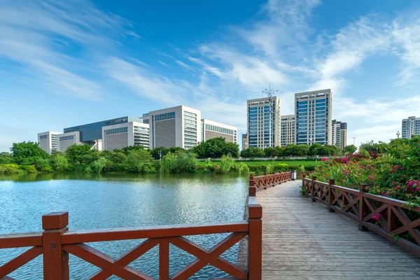Fuzhou Cityscape, Čína Stock Fotografie