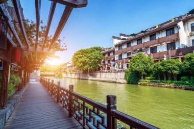 Nanjing Konfüçyüs Tapınağı gece görünümü