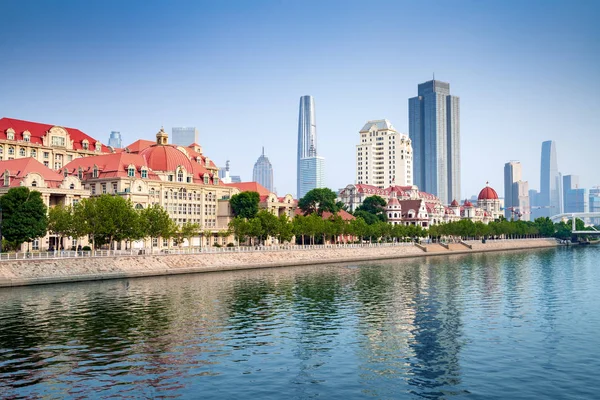 Tianjin Cityscape, China — Stockfoto