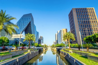Çin Ningbo Cityscape