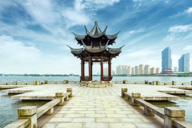 Çin hangzhou Batı Gölü manzarası
