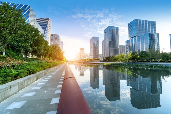 Çin Ningbo Cityscape — Stok fotoğraf