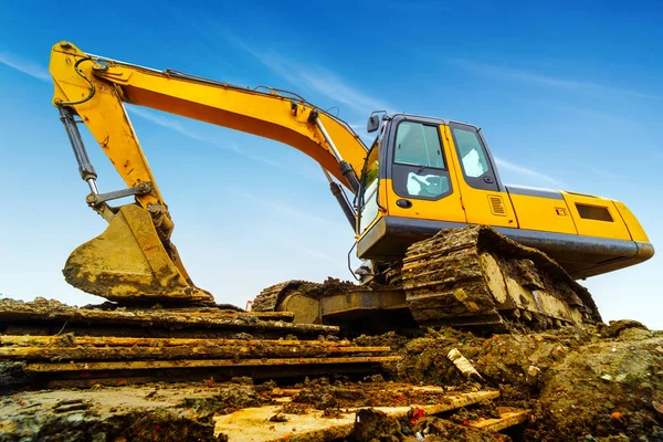 Excavator at work — Stock Photo, Image