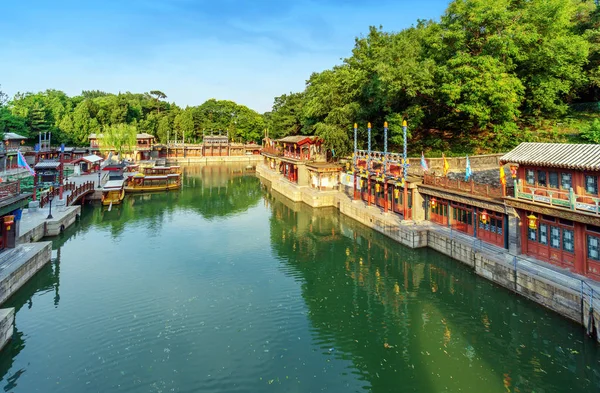 The Summer Palace, back hill lake and Suzhou StreetH Stock Picture