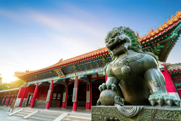 Klasická architektura v Pekingu, Čína — Stock fotografie