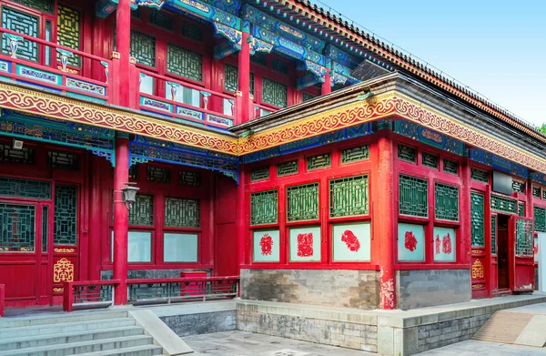 Beijing Courtyard i Qingdynastin — Stockfoto