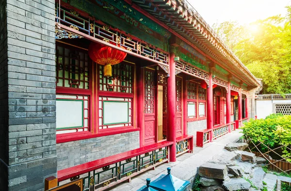 Beijing Courtyard i Qingdynastin — Stockfoto