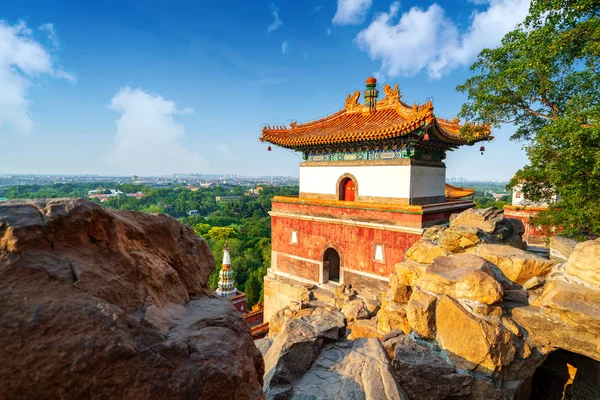 Ancient buildings of the Summer Palace Stock Photo
