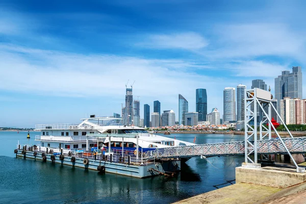 Qingdao Cityscape, Çin — Stok fotoğraf