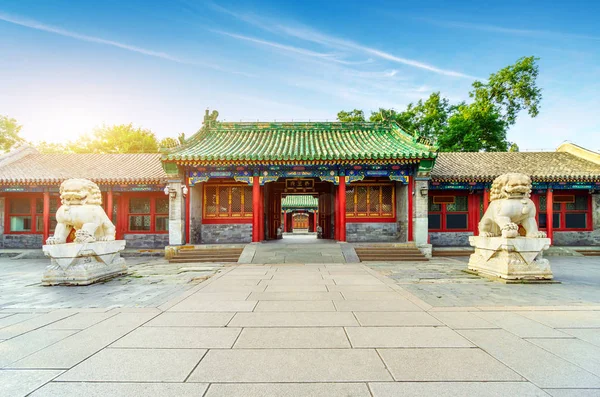 Binnenplaats van Peking in de Qing-dynastie — Stockfoto
