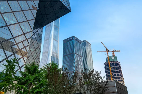 Edifício de edifícios em Pequim CBD — Fotografia de Stock