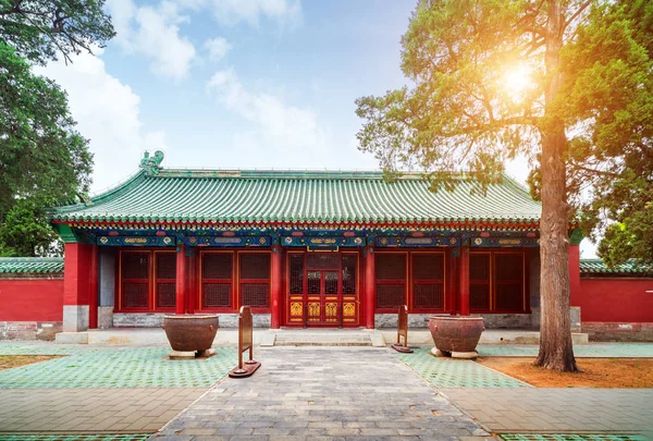 Qing Hanedanı Pekin avlusu Stok Resim