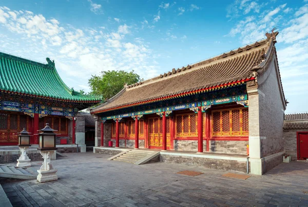 Cortile di Pechino nella dinastia Qing Foto Stock Royalty Free