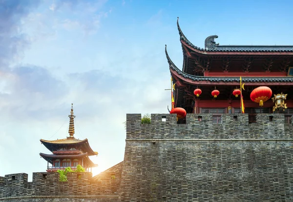 Ворота древнего города Ханчжоу — стоковое фото