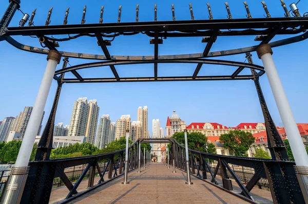 Tianjin Cityscape, China — Stockfoto