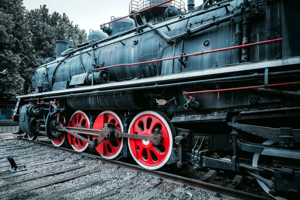 Vintage buhar tren — Stok fotoğraf