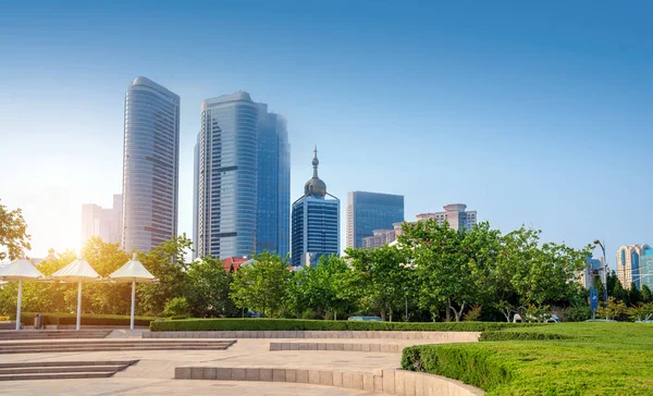 Qingdao Cityscape, Kina — Stockfoto