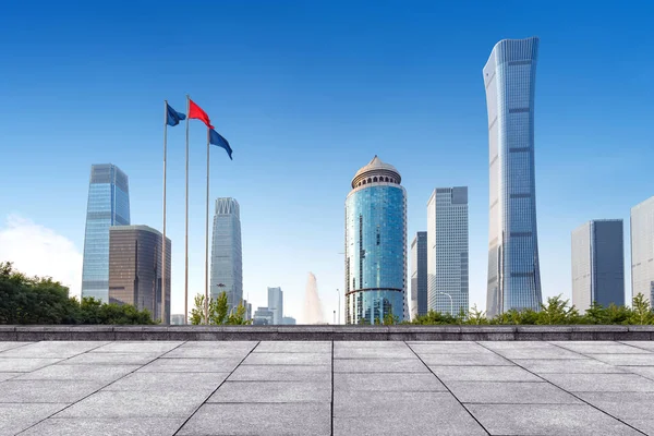 Edificio de gran altura en Beijing CBD Imagen de stock