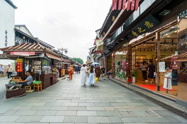 Hangzhou Κίνα Ιουνίου 2019 Fang Ιστορική Street Historical Κτίρια Από — Φωτογραφία Αρχείου