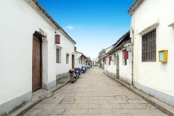 杭州の伝統的な建築と路地 — ストック写真