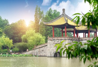 Wuting Köprüsü, Çin 'in Yangzhou kentindeki Slender Batı Gölü' nde bulunan ve aynı zamanda Lotus Köprüsü olarak da bilinen eski bir binadır..