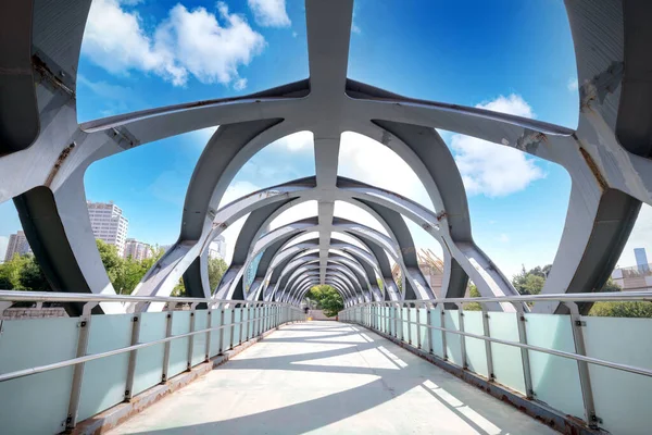 Modern Steel Structure Bridge Guiyang Guizhou China — Stock Photo, Image