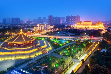 Sui ve Tang Hanedanlığı Harabeleri Parkı, Luoyang Şehri, Henan Eyaleti, Çin.