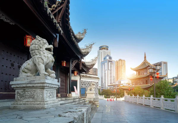 Знаменитая Башня Цзясюй Другие Древние Здания Цзян Китай — стоковое фото