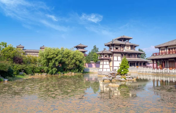 Vacker Sommar Antik Stadspark Guizhou Kina — Stockfoto