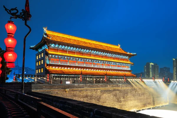 Yongning Gate Arrow Tower Muro Ciudad Dinastía Ming Xian China — Foto de Stock