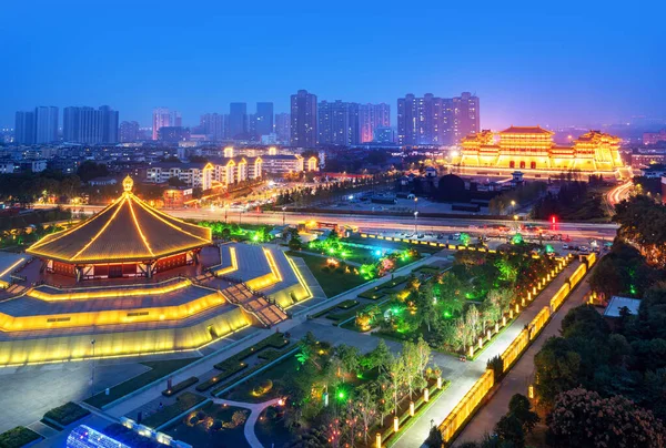 Panorama Parc Des Ruines Dynastie Sui Tang Ville Luoyang Province — Photo