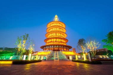 Sui ve Tang Hanedanlıklarında Pagoda Ulusal Tarih Parkı, Luoyang, Henan, Çin
