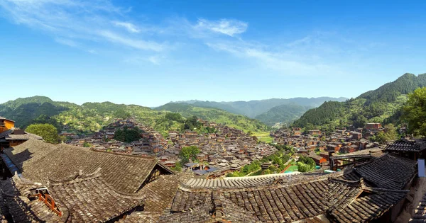 China Guizhou Xijiang Miao Dorf — Stockfoto