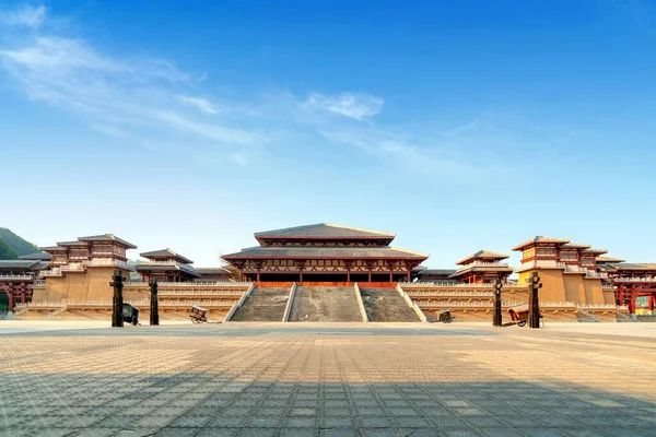 Beautiful Summer Qin Han Ancient City Park China Guizhou — Stock Photo, Image