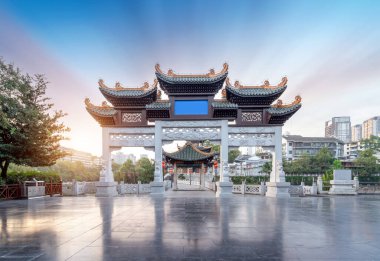 Guiyang 'ın ünlü Antik Mimari Arazisi.