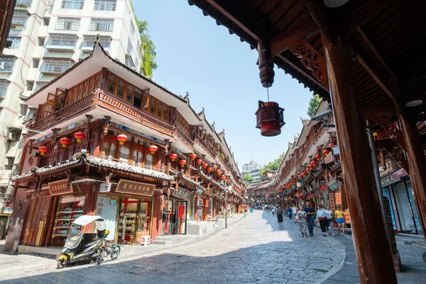 Guizhou China August 2020 Shiban Street Built 1368 Ancient Post — стоковое фото