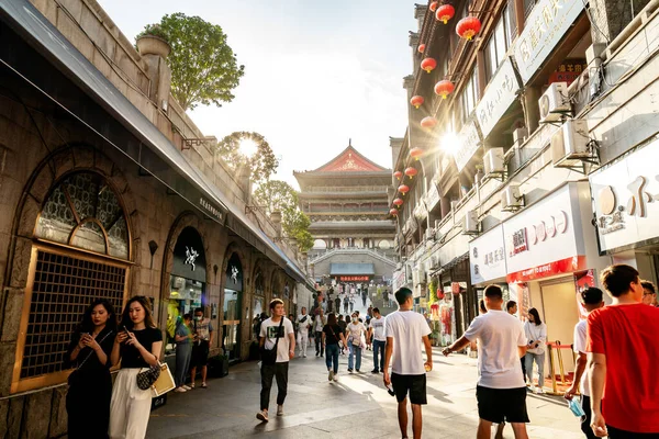 China Septembro 2020 Drum Tower Foi Construído 1380 Dos Edifícios — Fotografia de Stock