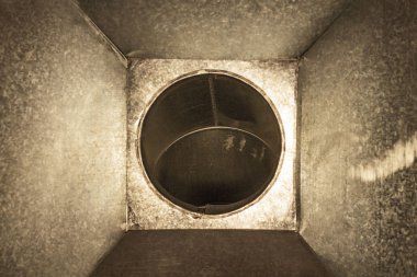 şemsiye bulanık bir k üzerinde Restoran mutfağında egzoz