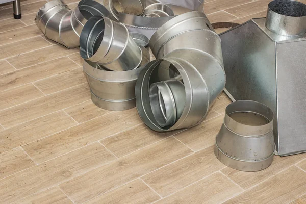 Havalandırma sistemi yakın çekim kirli kat du ayrıntılarını