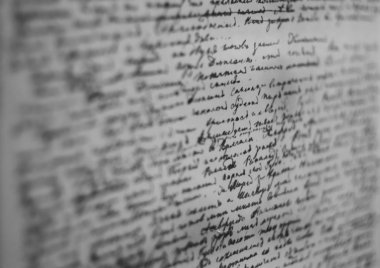 S/b el yazması antika arka plan