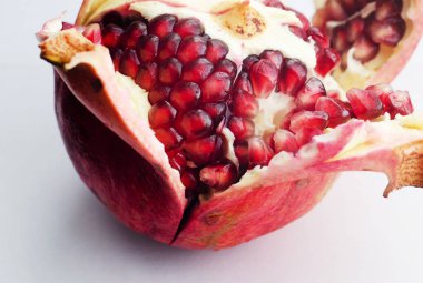 Olgun kırmızı nar arka plan