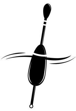 su vektör float Balık tutma